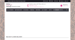 Desktop Screenshot of belfastflowerdelivery.com